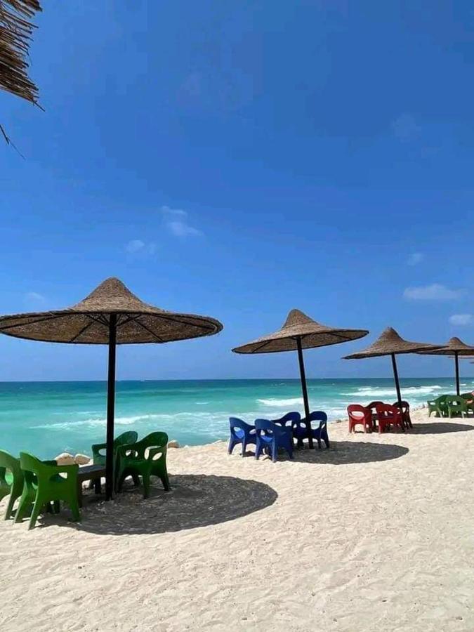Panorama Apartment With A Charming Sea View Near Alexandria And Burg Elarab Intl Airport With Free Wifi شقة باطلالة ساحرة على البحر اول الساحل الشمالي Luaran gambar