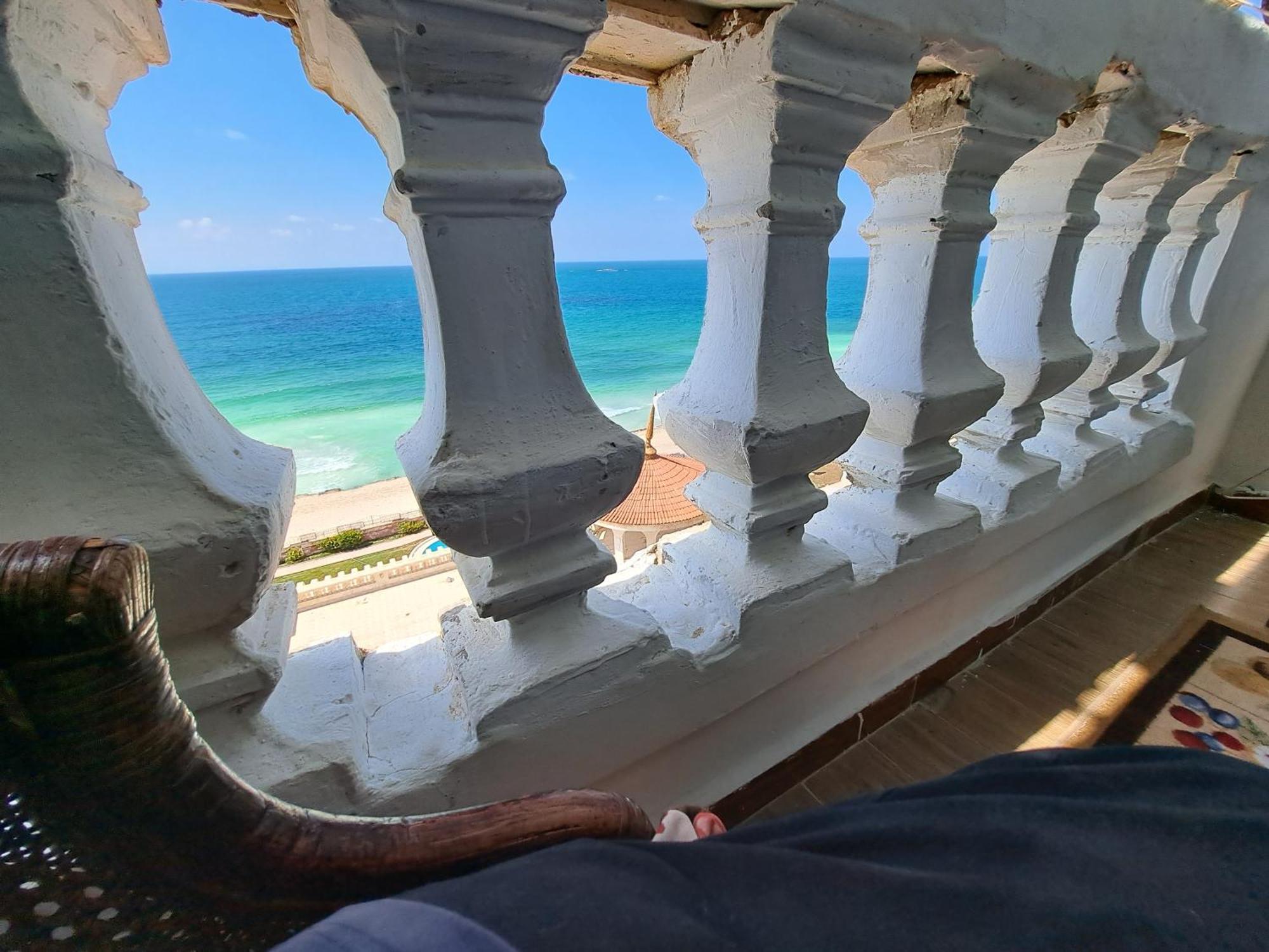 Panorama Apartment With A Charming Sea View Near Alexandria And Burg Elarab Intl Airport With Free Wifi شقة باطلالة ساحرة على البحر اول الساحل الشمالي Luaran gambar