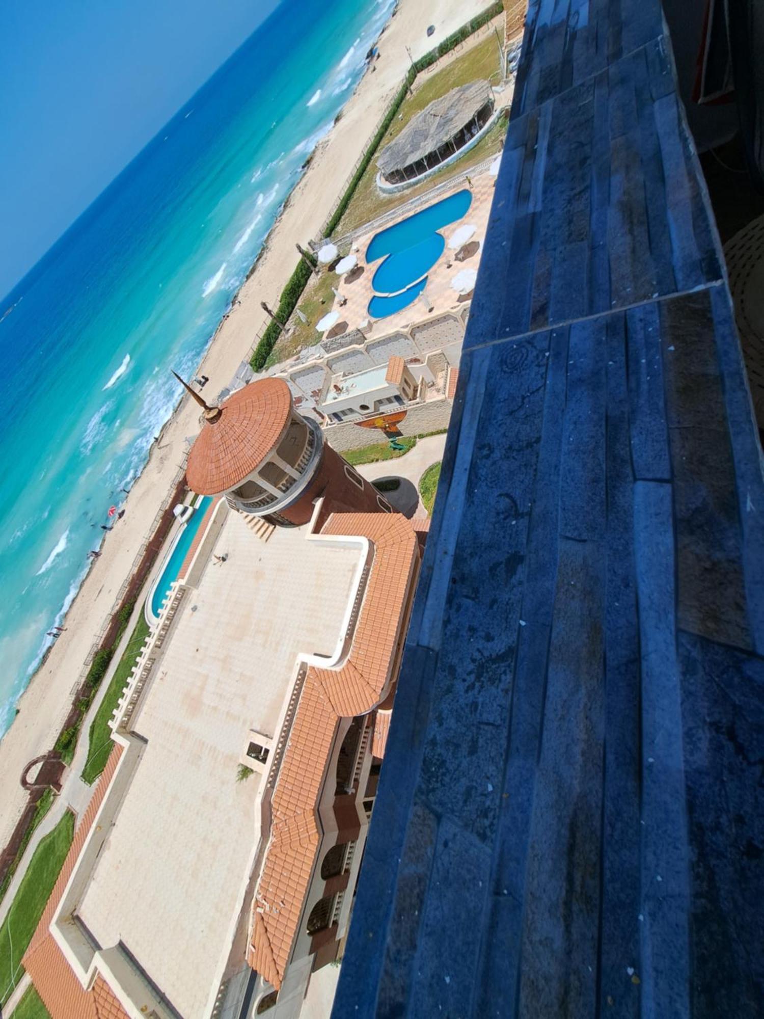 Panorama Apartment With A Charming Sea View Near Alexandria And Burg Elarab Intl Airport With Free Wifi شقة باطلالة ساحرة على البحر اول الساحل الشمالي Luaran gambar