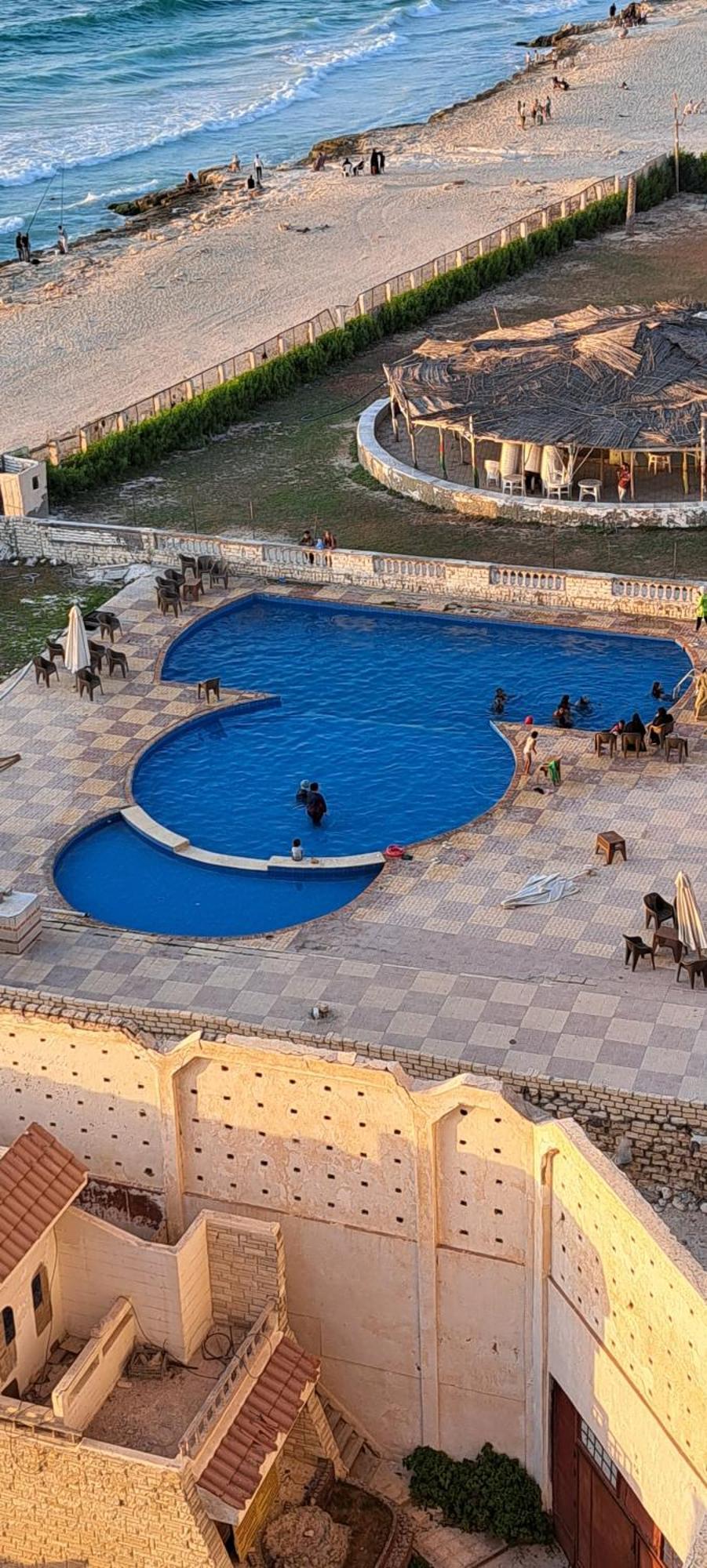 Panorama Apartment With A Charming Sea View Near Alexandria And Burg Elarab Intl Airport With Free Wifi شقة باطلالة ساحرة على البحر اول الساحل الشمالي Luaran gambar