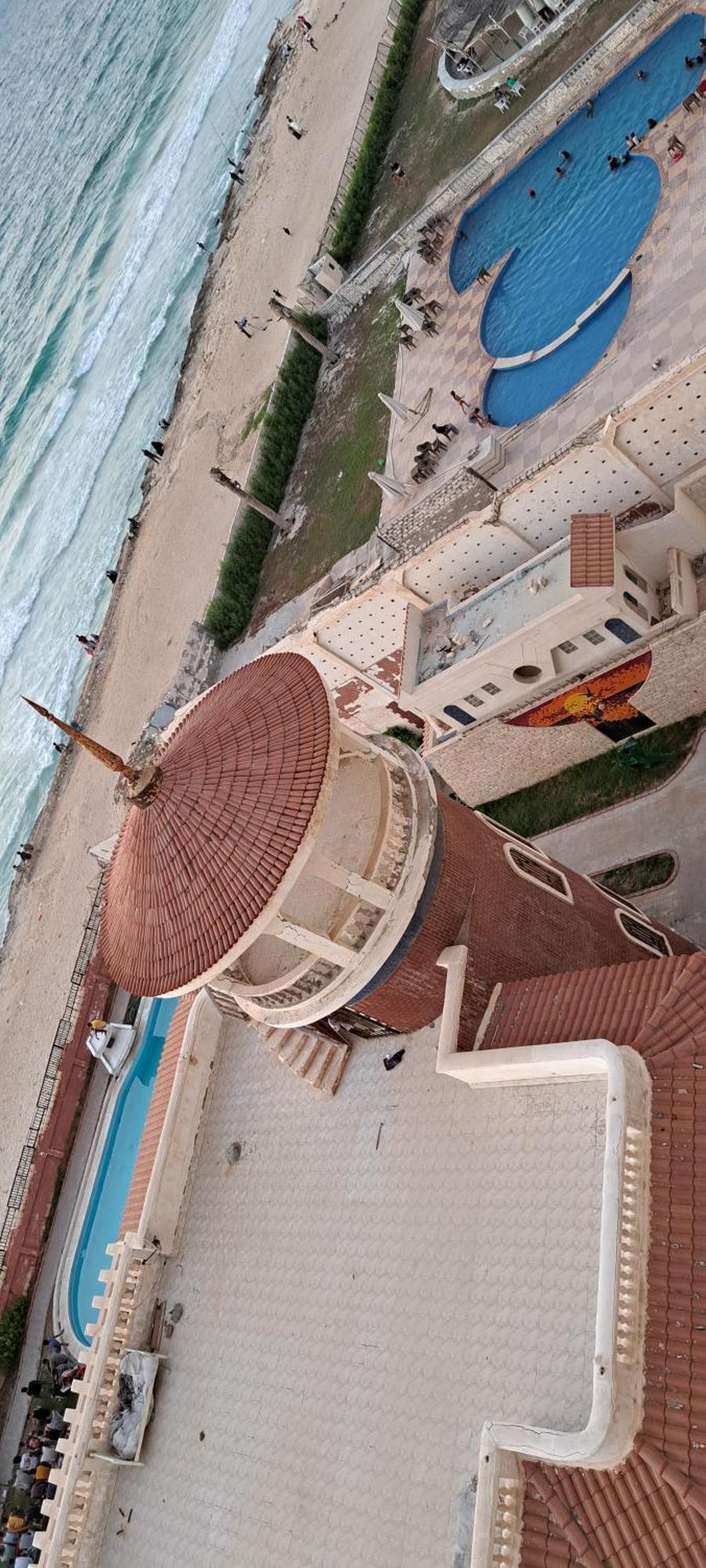 Panorama Apartment With A Charming Sea View Near Alexandria And Burg Elarab Intl Airport With Free Wifi شقة باطلالة ساحرة على البحر اول الساحل الشمالي Luaran gambar