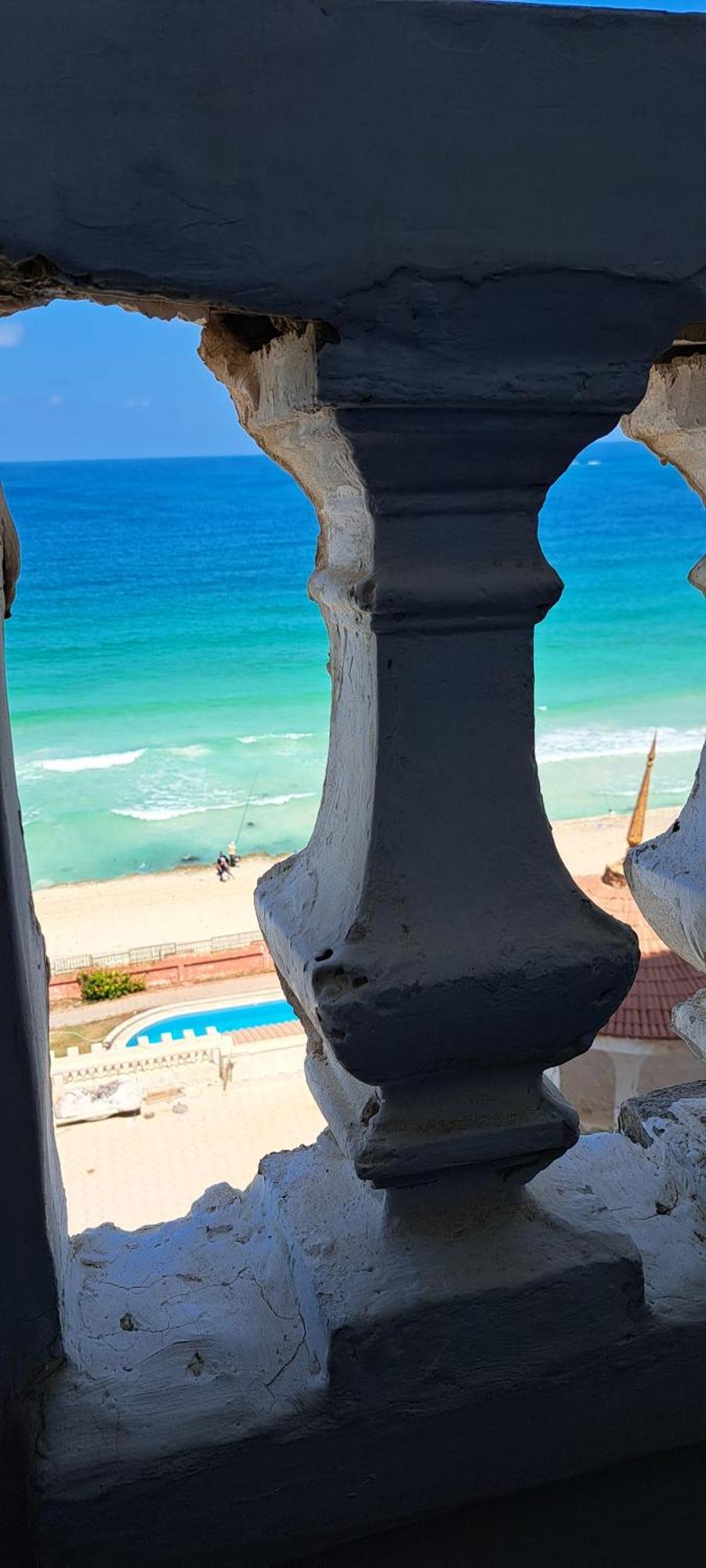 Panorama Apartment With A Charming Sea View Near Alexandria And Burg Elarab Intl Airport With Free Wifi شقة باطلالة ساحرة على البحر اول الساحل الشمالي Luaran gambar