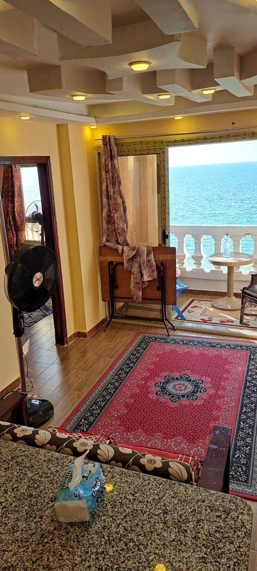 Panorama Apartment With A Charming Sea View Near Alexandria And Burg Elarab Intl Airport With Free Wifi شقة باطلالة ساحرة على البحر اول الساحل الشمالي Luaran gambar