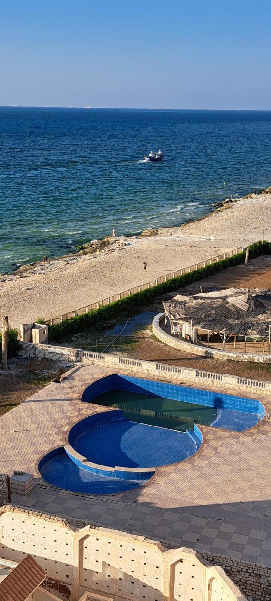 Panorama Apartment With A Charming Sea View Near Alexandria And Burg Elarab Intl Airport With Free Wifi شقة باطلالة ساحرة على البحر اول الساحل الشمالي Luaran gambar